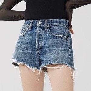 Parker Cut Off Shorts 
AGOLDE
Color: Rock Steady
Size: 26